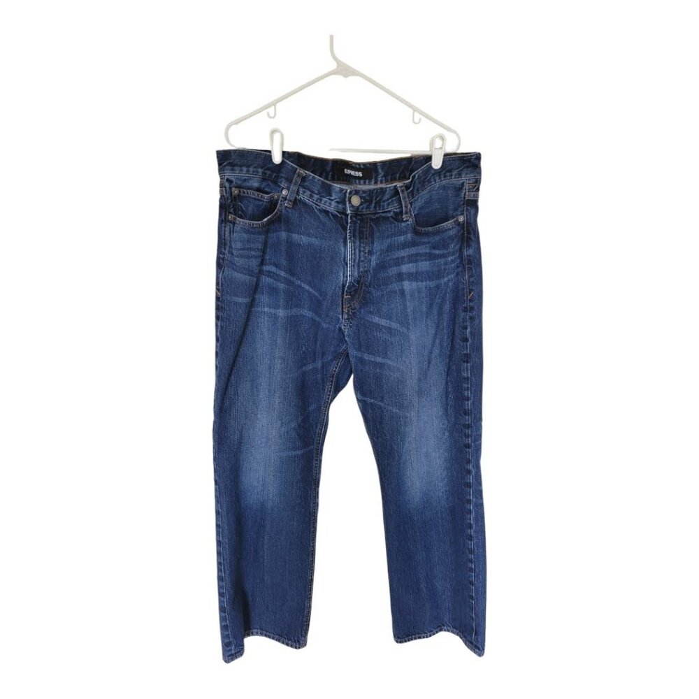 Men's Express Jeans Original Loose Boot Size 38x32